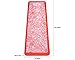 Yes4All Premium NBR Exercise Yoga Mat Printed Design – Foam Yoga Mat High Density 1/2 inch Extra Thick – Thick Yoga Mat with Carrying Strap (Paisley Punch Red)
