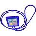 Igadgitz Blue Silicone Skin Case Cover Necklace For Apple Ip