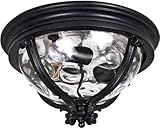 Maxim Lighting 41420WGBK 3 Light Flush Outdoor Sconce by Maxim Lighting [並行輸入品]