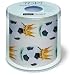 Buntes Designer Toilettenpapier Motiv SOCCER KINGK�nig Fu�ball regiert die Welt!�Klopapier 
3-lagig200 BlattEinzelverpackungGeschenkklarsichtbox