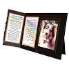 Rainbow Bridge Poem Pet Memorial Keepsake Picture Frame and Pet Loss Sympathy Gift, Black with Foil Accent