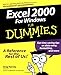 EXCEL 2000 for Windows for Dummies