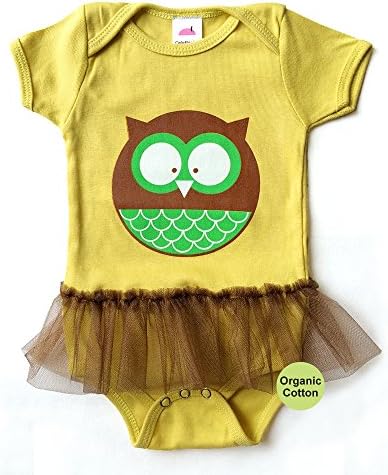 Assorted Animal Tutu Onesie (Panda, Ladybug, Owl, Giraffe) - Made in USA