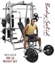 Body Solid Series 7 Smith Machine w/ 500 lb. Rubber Grip Olympic Weight Set GS348QP4_OSR500S