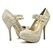 DREAM PAIRS Women's Mary-jane Close Toe Stilleto Platform Heel Pump New