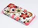 iPhone 5C Case, ULAK 3in1 Anti Slip IPhone 5C Case Hybrid with Soft Flexible Inner Silicone Skin Protective Case Cover for Apple iPhone 5C Flower + Coral Pink