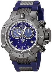 Stainless Steel Subaqua 500M Diver Black Dial Chronograph