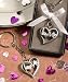 Love and Heart Design Key Chain Cheap Wedding Favors, 48