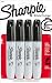 Sharpie Chisel Tip Permanent Markers, 4 Black Markers(38264)