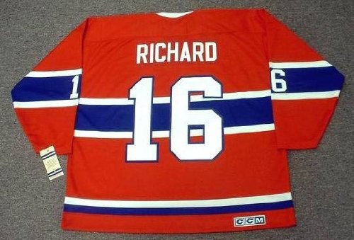HENRI RICHARD Montreal Canadiens 1973 CCM Vintage Throwback NHL Hockey Jersey, 2XL
