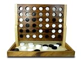Monkey Pod Games Extra Large Wooden Four In a Row Game