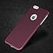 iPhone 6 Plus/6s Plus Case - Retone Ultra Slim Fit Smooth Perfect Thin Fit Hard Cover Case for iPhone 6 Plus / 6s Plus (Purlish Red)