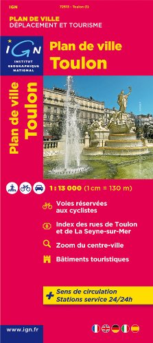 Ign Frankreich Toulon Plan de Ville 1 : 13 000