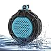 BlueFire Waterproof Bluetooth Speaker, Outdoor Portable Wireless Bluetooth 4.0 Dustproof Rugged Wireless Speaker, Powerful Sound with built-in Microphone & Snap Hook(Blue)