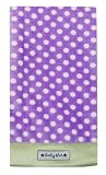 Baby Star Confetti Diaper Burp - Lavender Green