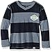 Burt's Bees Baby Baby Boy's High V Rugby Stripe Slub Tee