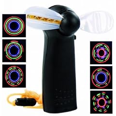Mini-Handventilator mit 5 LEDs