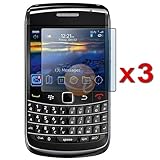 Three LCD Screen Guards / Protectors for RIM BlackBerry Bold 9700