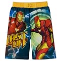 Boys' Ironman Swim Trunk - Blue/Yellow