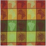 Durable Woven Jacquard 100% Cotton Grapes Tablecloth 54X90 Inches