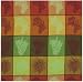 Durable Woven Jacquard 100% Cotton Grapes Tablecloth 54X90 Inches