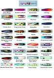 Michigan Stinger Standard Spoons Color: Kevorkian Circus Freak (S157)