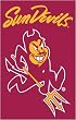 AFAZS Arizona State 44x28 Applique Banner Banner Flags NCAA