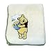 Crown Crafts Disney Pooh Sweet Moments Appliqued Coral Fleece Blanket