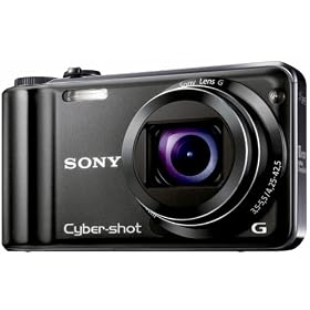 Sony DSCHX5VB Cyber-shot Digital Camera - Black (10MP, 10x Optical Zoom) 3 inch LCD