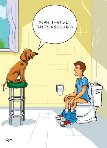 Good Boy Birthday Humor Greeting Card On Sale