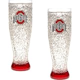 Ohio State Crystal Single Pilsner Freezer Mug From Duckhouse 16 Ounces