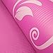 Fit Spirit Extra Thick Yoga Mat Swirl Purple ½