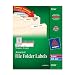 Avery File Folder Labels in Assorted Colors for Laser and Inkjet Printers with TrueBlock Technology, 0.67 x 3.43 Inches, Pack of 750 (05266)