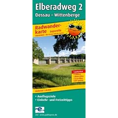 Radwanderkarte Elberadweg 2 Dessau-Wittenberge: Mit Ausflugszielen, Einkehr- & Freizeittipps, reissfest, wetterfest, abwischbar, GPS-genau. 1:50000: ... beschriftbar und wieder abwischbar