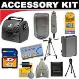 Buy Deluxe DB ROTH Accessory Kit For The JVC Everio GZ-HD320, HD300, HM200, MS130, MS120, MS100,...  by Deluxe