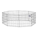 Midwest Black E-Coat Exercise Pen, 24 Inches by 30 Inches