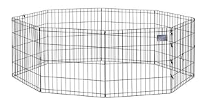 Midwest Black E-Coat Exercise Pen, 24 Inches by 24 Inches Midwest Black E-Coat Exercise Pen, 24 Inches by 24 Inches