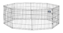 Midwest Black E-Coat Exercise Pen, 24 Inches by 30 Inches