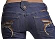 FRANKIE B Keanu Triple Chain F Premium Denim Jeans 8 Clarita Womens