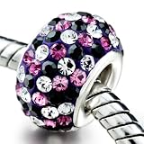 LightAmethystShineEuropeanBeadsFitsPandoraCharmBracelet