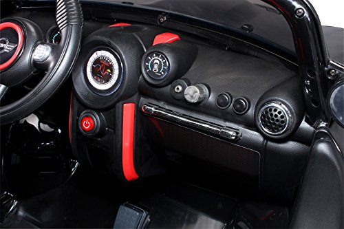 NEU Kinder Elektroauto Lizenzierter Original BMW Mini Beachcomber Lizenziert 2 x 45 Watt Motor Elektro Kinderauto Kinderfahrzeug (schwarz) - 7