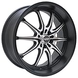 Kyowa Racing Trek 10 (Series 656) Machined Face with Flat Black Lip - 18 x 8 Inch Wheel