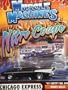 Muscle Machines Nitro Coupe Dragster Randy Adler Chicago Express '57 Chevy Bel Air Black Rubber Mags Detailed Diecast Scale 1/64 Collector