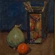 Paintbrushes, Squash and Orange