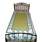 Indian Bedding-Olive Blue Camel Print Cotton Tapestry Sofa Couch Through Twin Size