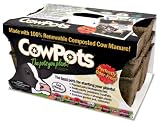 Liquid Fence CP36-12 3-Inch Cow Pots 6 Cell Tray, 3-Pack