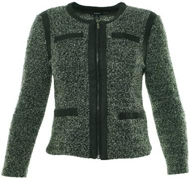 Alfani Women's Zip Tweed Jacket Lia Boucle 2