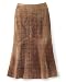 Apparel : Suede flare skirt