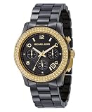 Michael Kors Womens MK5270 Black Ceramic Runway Gold Glitz Watch 51QM%2BymHCpL. SL160 Michael Kors Womens MK5270 Black Ceramic Runway Gold Glitz Watch