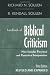 Handbook of Biblical Criticism: Third Edition, Revised and Expanded